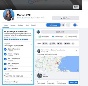 Facebook Business Page